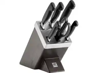 Imerco Zwilling Four Star Knivblok - 7 dele - 1 saks + 5 knive tilbud