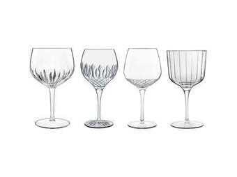 Luigi Bormioli Selection Gin & tonic Glas - 4 stk. - 60/65/80 cl - Krystalglas - Klar