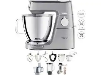 Imerco Kenwood Chef Køkkenmaskine KVL85.594SI - 5/7 liter - 1200 Watt - Inkl. tilbehør - Sølv tilbud