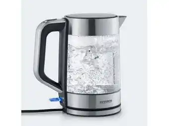 Severin Elkedel - 1,7 liter - 2200 Watt - Stål/sort