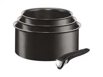 Imerco Tefal Ingenio Expertise Grydesæt - 3 dele - 1,5/2,1/3 liter - Titanium - Sort tilbud