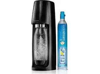 SodaStream Spirit Sodavandsmaskine - Inkl. 1 liter vandflaske samt kulsyrepatron - Sort