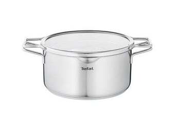 Imerco Tefal Nordica Gryde m. glaslåg - 3 liter - Rustfrit stål tilbud