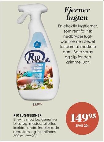 R10 lugtfjerner