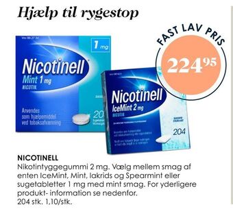 Matas Nicotinell tilbud