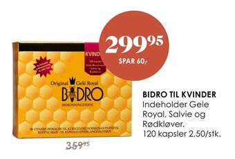Matas Bidro til kvinder tilbud