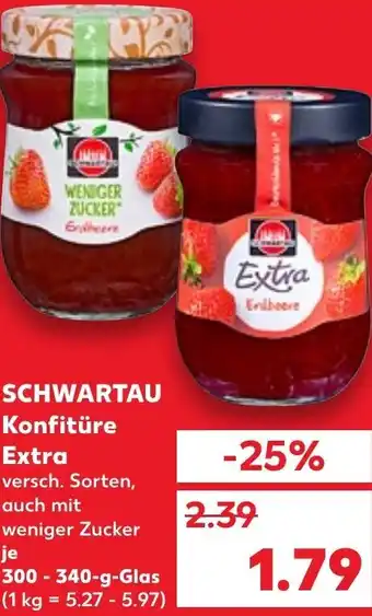 Kaufland DE Schwartau Konfitüre Extra 300-340 g tilbud