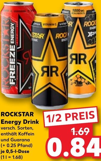 Kaufland Rockstar Energy Drink 0,5-l tilbud