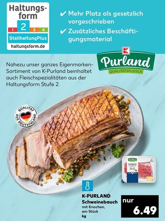 Kaufland K-Purland Schweinebauch tilbud