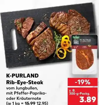 K-Purland Rib-Eye-Steak  300 g