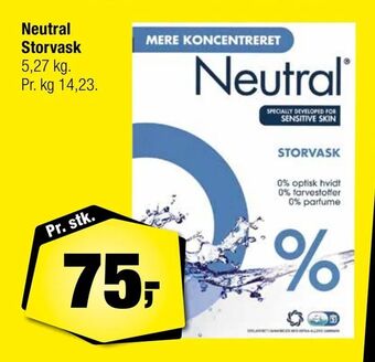 Calle Neutral Storvask tilbud