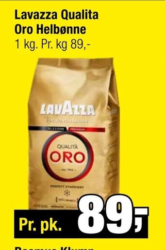 Calle Lavazza Qualita Oro Helbønne tilbud