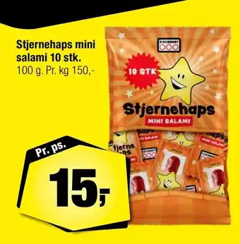 Calle Stjernehaps mini salami 10 stk tilbud