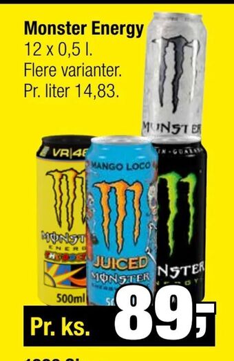 Calle Monster Energy tilbud