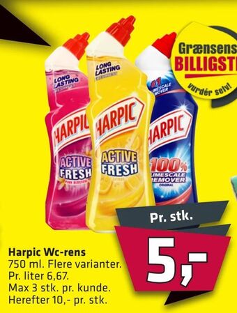 Fleggaard Harpic Wc-rens tilbud