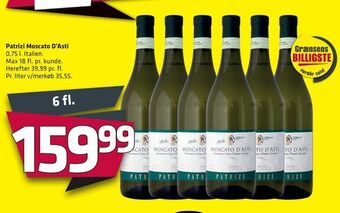 Fleggaard Patrizi Moscato D'Asti tilbud