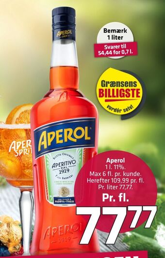 Fleggaard Aperol tilbud