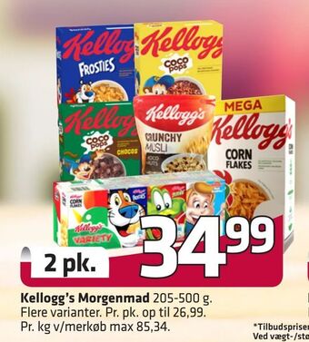 Fleggaard Kellogg's Morgenmad tilbud