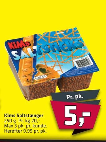 Fleggaard Kims Saltstænger tilbud