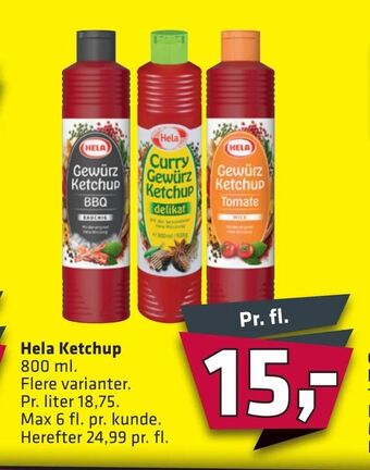 Fleggaard Hela Ketchup tilbud