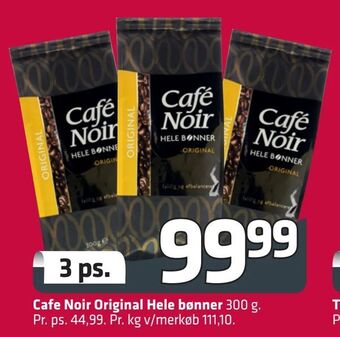 Fleggaard Cafe Noir Original Hele bønner tilbud