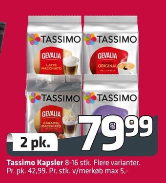 Fleggaard Tassimo Kapsler tilbud