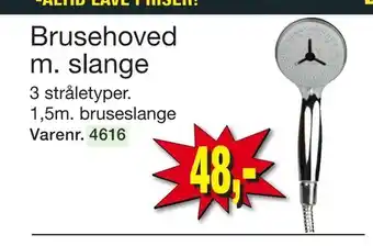 Harald Nyborg Brusehoved m. slange tilbud