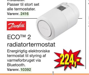 ECO™ 2 radiatortermostat