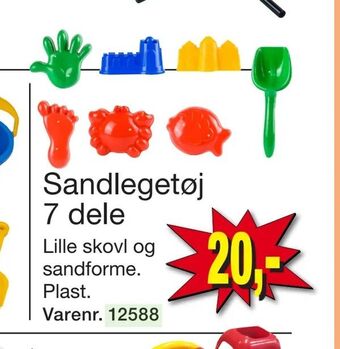 Harald Nyborg Sandlegetøj 7 dele tilbud
