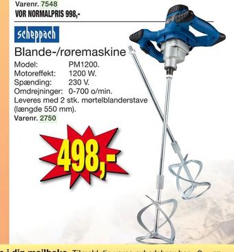 Harald Nyborg Blande-/røremaskine tilbud