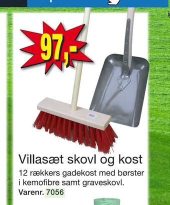 Villasæt skovl og kost
