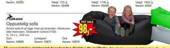 Harald Nyborg Oppustelig sofa tilbud