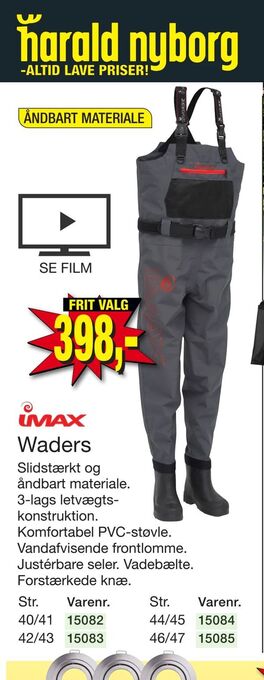 Harald Nyborg Waders tilbud
