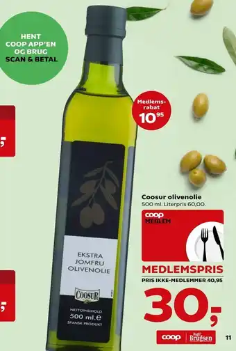 Dagli'Brugsen Coosur olivenolie tilbud