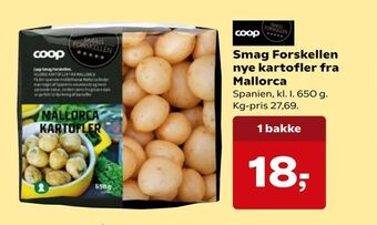 Dagli'Brugsen Smag Forskellen nye kartofler fra Mallorca tilbud