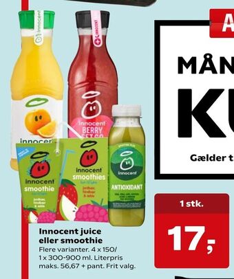 Innocent juice eller smoothie
