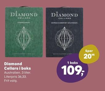 Kvickly Diamond Cellars i boks tilbud