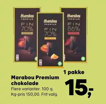 Kvickly Marabou Premium chokolade tilbud