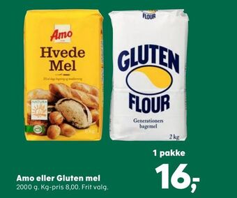Kvickly Amo eller Gluten mel tilbud