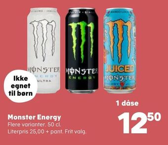 Kvickly Monster Energy tilbud