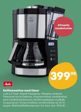 Kvickly Kaffemaskine med timer tilbud