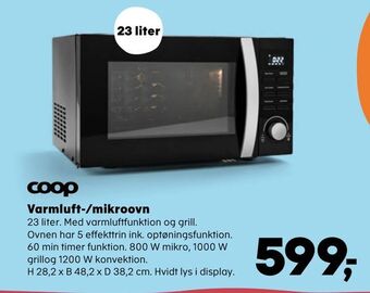 Kvickly Varmluft-/mikroovn tilbud