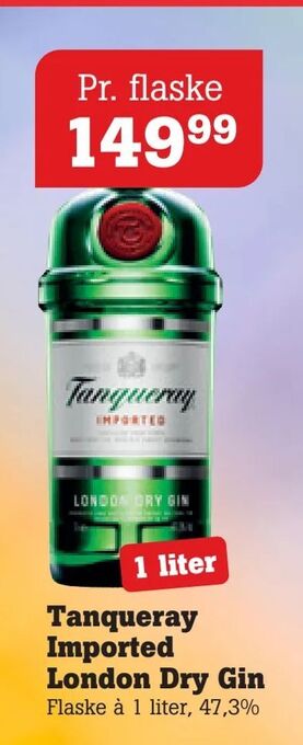 Poetzsch Padborg Tanqueray Imported London Dry Gin tilbud