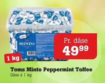 Poetzsch Padborg Toms Minto Peppermint Toffee tilbud