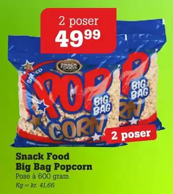 Poetzsch Padborg Snack Food Big Bag Popcorn tilbud