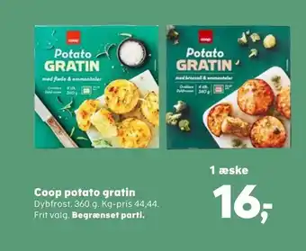 SuperBrugsen Coop potato gratin tilbud