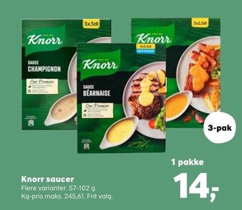 SuperBrugsen Knorr saucer tilbud