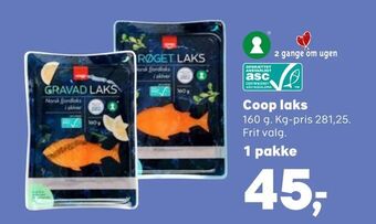 SuperBrugsen Coop laks tilbud