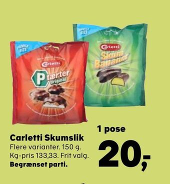 SuperBrugsen Carletti Skumslik tilbud