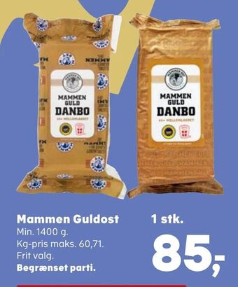 SuperBrugsen Mammen Guldost tilbud